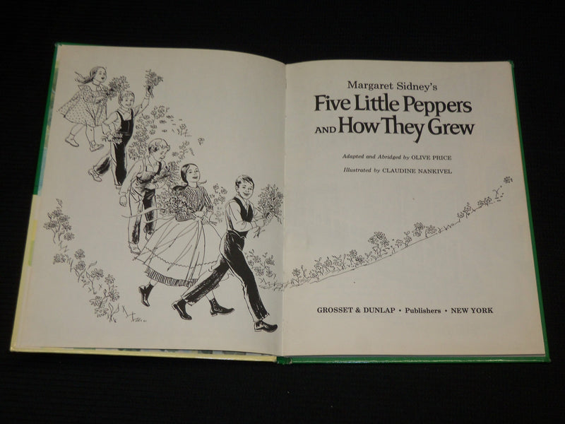1963 FIVE LITTLE PEPPER AND HOW THEY GREW HARDCOVER BOOK BY SIDNEY - R 718T