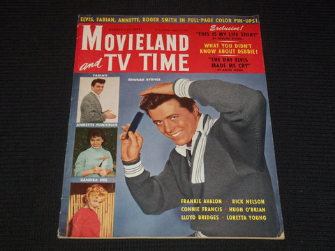1959 AUGUST MOVIELAND AND TV TIME MAGAZINE - EDWARD BYRNES COVER - E 15499