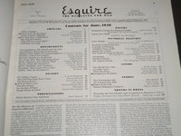 1940 JUNE ESQUIRE MAGAZINE - NICE ILLUSTRATIONS, COVER AND ADS - ST 5033