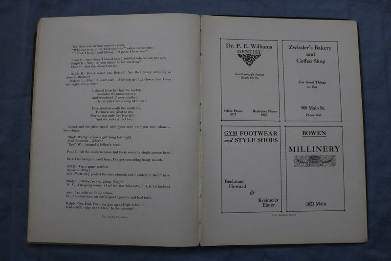 1920 THE PIERIAN RICHMOND HIGH SCHOOL YEARBOOK - RICHMOND, INDIANA- YB 3428