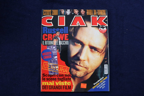 2000 JULY CIAK MAGAZINE - RUSSELL CROWE COVER - E 17504