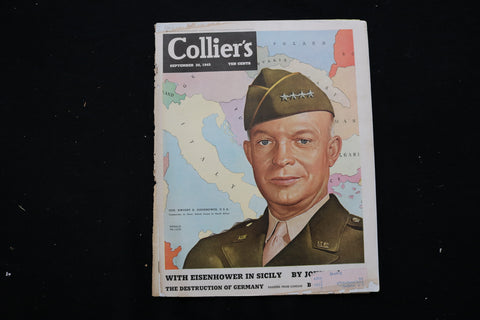 1943 SEP 25 COLLIER'S MAGAZINE - GEN. DWIGHT D. EISENHOWER COVER - E 11052