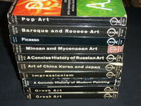 1963-1975 PRAEGER WORLD OF ART SOFTCOVER BOOK LOT OF 10 - KD 3409Q