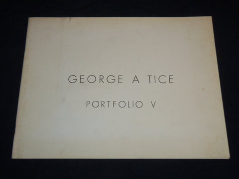 1976 GEORGE A TICE PORTFOLIO V CATALOG - THE WITKIN GALLERY INC. - J 8171