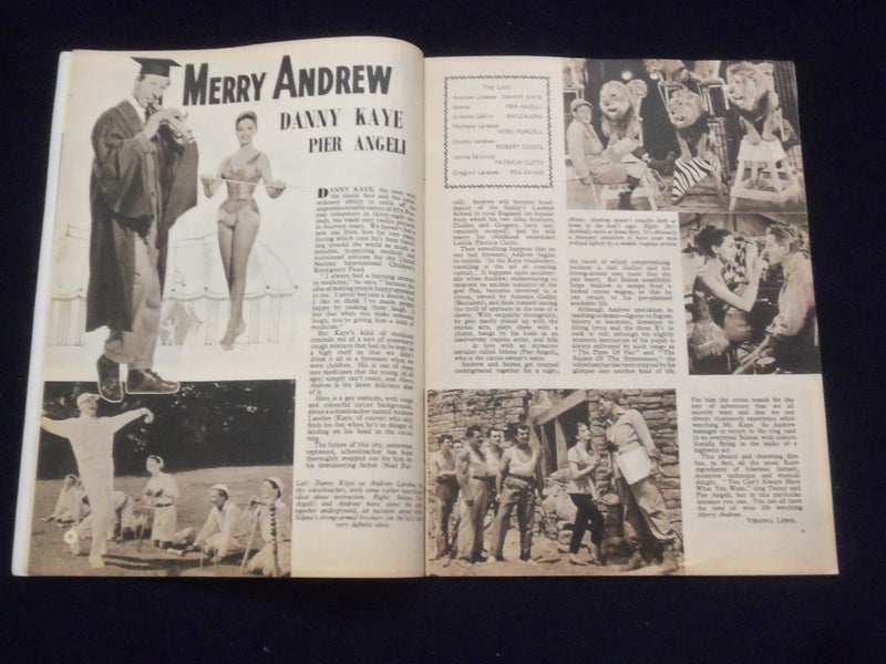1958 JULY FILM REVIEW MAGAZINE - DANNY KAYE - VENETIA STEVENSON - J 9692