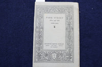 1923 PARK STREEET NEW AND OLD 1828-1923 - SOFTCOVER BOOKLET - K 1554
