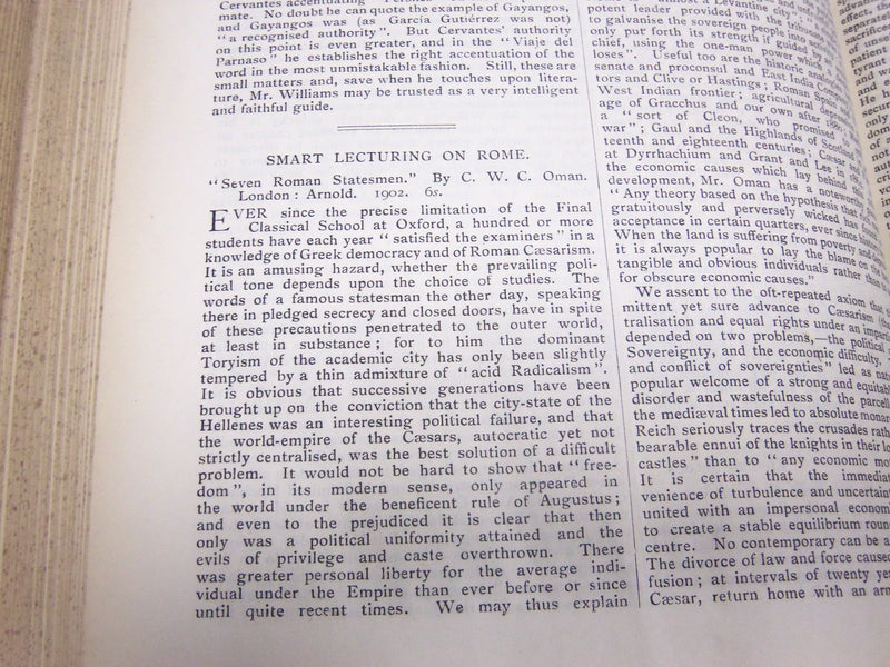 1902 SATURDAY REVIEW 2 BOUND VOLUMES - COMPLETE YR- PUBLISHED IN LONDON - R 1088