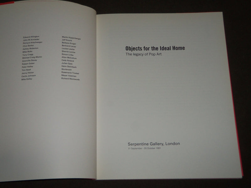 1991 OBJECTS FOR THE IDEAL HOME LEGACY OF POP ART CATALOG - KD 5030