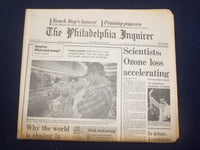 1991 OCT 23 PHILADELPHIA INQUIRER - SCIENTISTS: OZONE LOSS ACCELERATING -NP 7144