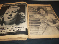 1930'S-1940'S HOLLYWOOD MOVIE STARS SCRAPBOOK - GABLE - COOPER - 33A