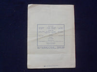 1943-1944 LUCKY DAYS - SECOND AVENUE THEATRE - PROGRAM - MENASHA SKULNIK -J 9417