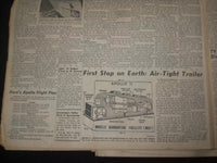 1969 JULY 23 DENVER POST NEWSPAPER - COASTING APOLLO DUE HOME THURSDAY - NP 8057