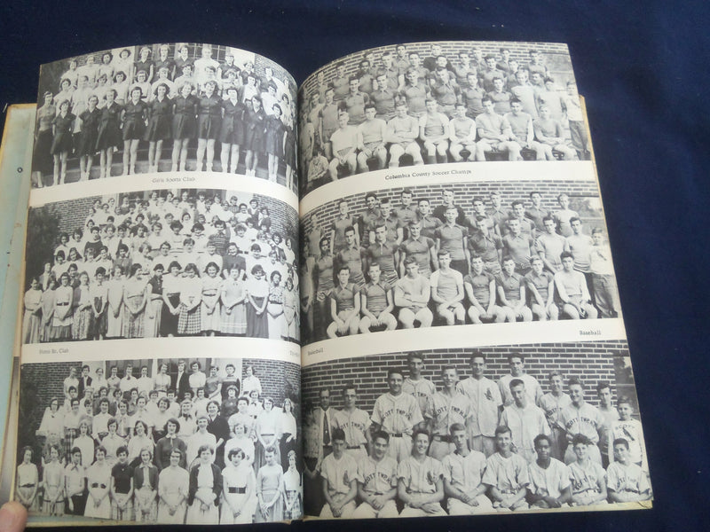 1955 THE SCOTTSMEN SCOTT TOWNSHIP HIGH SCHOOL YEARBOOK - ESPY, PA - YB 2692