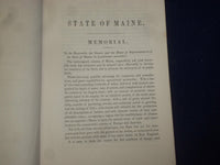 1857 PUBLIC LANDS OF MAINE -MEMORIAL OF JOHN POOR, SAMUEL SHAW & OTHERS - J 4485