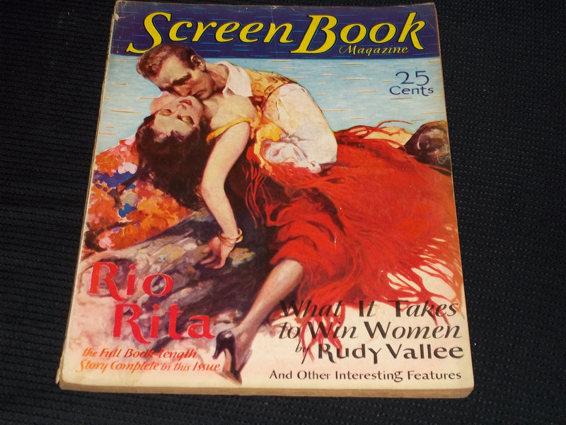 1930 JANUARY SCREEN BOOK MAGAZINE - RIO RITA FRONT COVER - E 16384