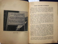 1940'S SPECIAL SERVICES BERLIN TOUR BOOKLET WITH BERLIN MAP SOFTCOVER - K 195