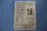 1872 MARCH 24 LE GRELOT NEWSPAPER - ACUTALITE-ALFRED LE PETIT - FRENCH - NP 8581