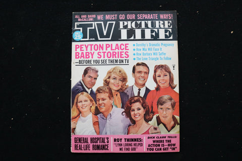 1966 JANUARY TV PICTURE LIFE MAGAZINE - THE PEYTON PLACE CAST COVER - E 25746