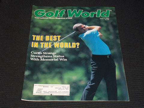 1988 JUNE 3 GOLF WORLD MAGAZINE - CURTIS STRANGE FRONT COVER - E 6217