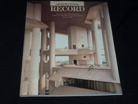 1989 JANUARY ARCHITECTURAL RECORD MAGAZINE - CITY HALLS NICE FRONT COVER - E 948