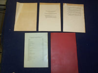 1912-1914 HARVARD UNIVERSTITY OFFICIAL REGISTER - LOT OF 5 - O 226J