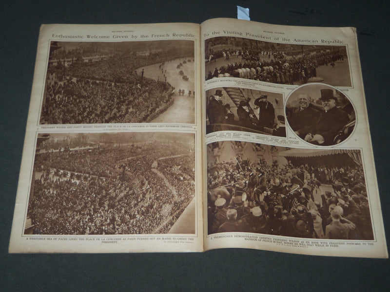1919 JAN 2 MID-WEEK PICTORIAL MAGAZINE SECTION - BATTLESHIP NEW MEXICO - J 3261