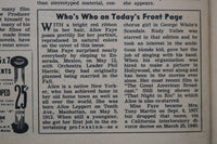 1941 JUNE 1 SUNDAY MIRROR NEWSPAPER MAGAZINE SECTION - ALICE FAYE - NP 9102