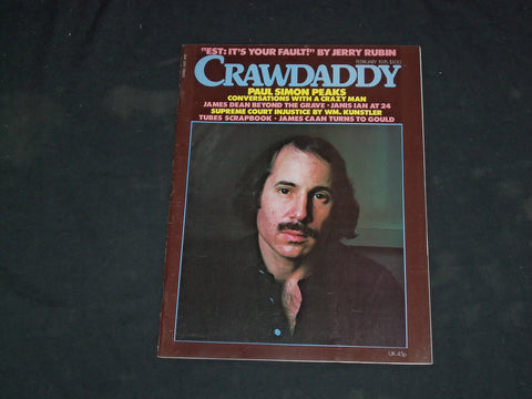 1976 FEBRUARY CRAWDADDY MAGAZINE - PAUL SIMON COVER - CW 1004