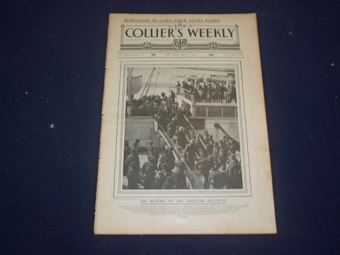 1899 APRIL 8 COLLIER'S MAGAZINE - THE RETURN OF THE TWELFTH REGIMENT - ST 6661