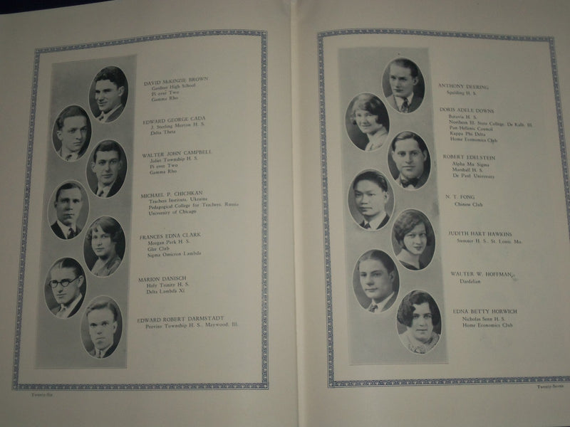 1926 THE LEWIS INSTITUTE OF CHICAGO ANNUAL YEARBOOK - ILLINOIS - PHOTOS - YB 416