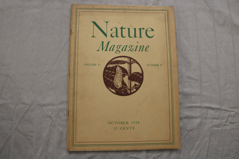1938 OCTOBER NATURE MAGAZINE - ST 6922K