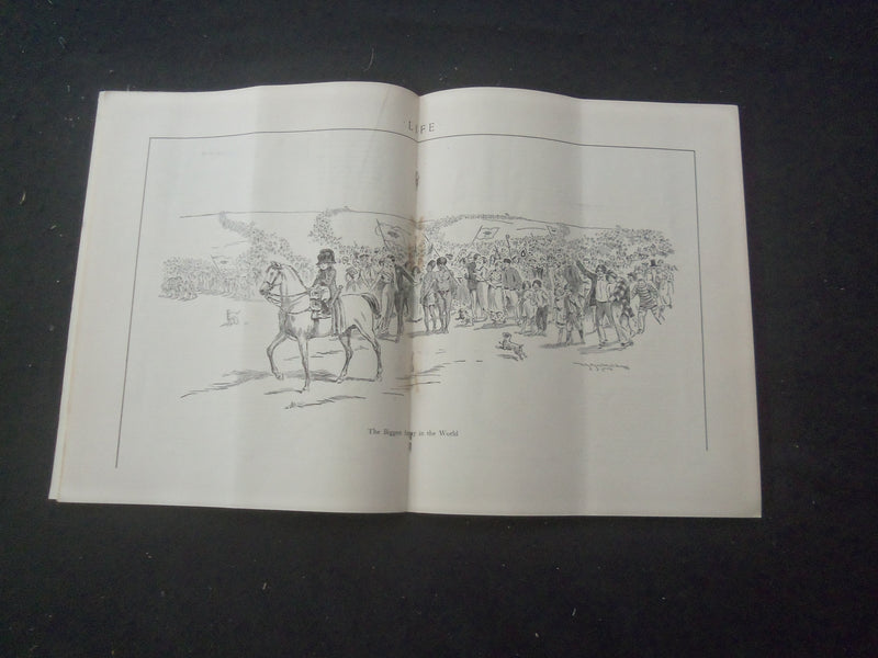1914 FEBRUARY 12 LIFE MAGAZINE - VALENTINE NUMBER - ART WINS THE HEART - L 758T