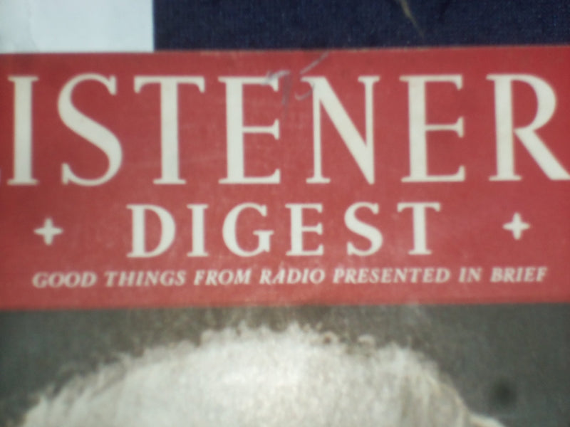 1939 FEB LISTENERS DIGEST MAGAZINE - ISSUE #1 - ARTURO TOSCANNINI COVER - J 9793