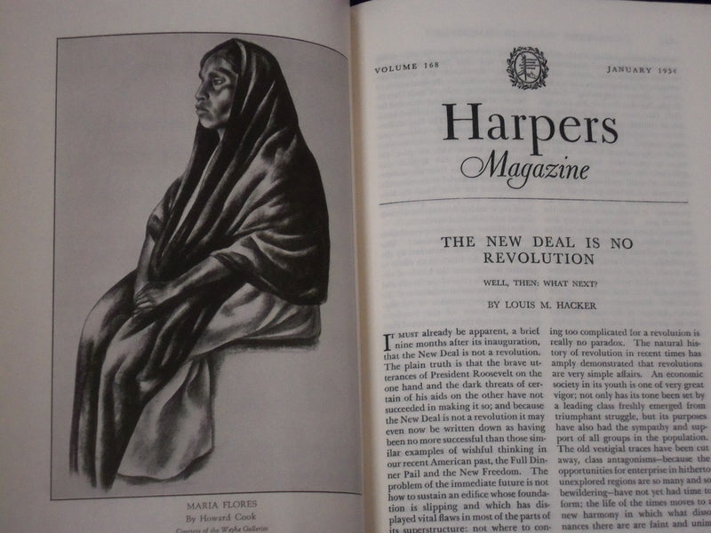 1934 HARPER'S MONTHLY MAGAZINE LOT OF 7 ISSUES - GREAT STORIES & ADS - WR 228