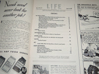 1940 JUNE 10 LIFE MAGAZINE - EMPEROR HIROHITO COVER - L 186