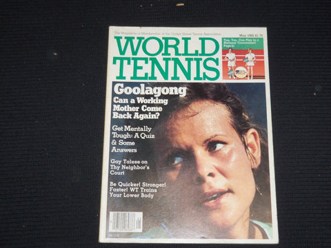 1982 MAY WORLD TENNIS MAGAZINE - EVONNE GOOLAGONG COVER - ST 1004L