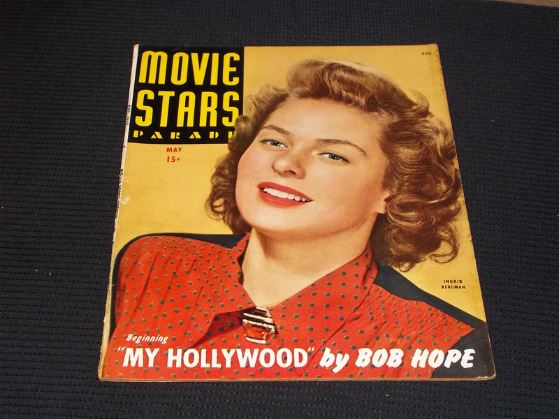 1944 MAY MOVIE STARS PARADE MAGAZINE - INGRID BERGMAN COVER - E 15841