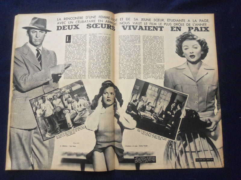 1948 JAN 20 CINEMONDE MAGAZINE - SIMONE RENANT COVER -BELGIUM EDITION - SP 4868H
