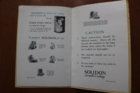 1928 THE STORY OF SOLIDON SOFTCOVER BOOK - K 3177