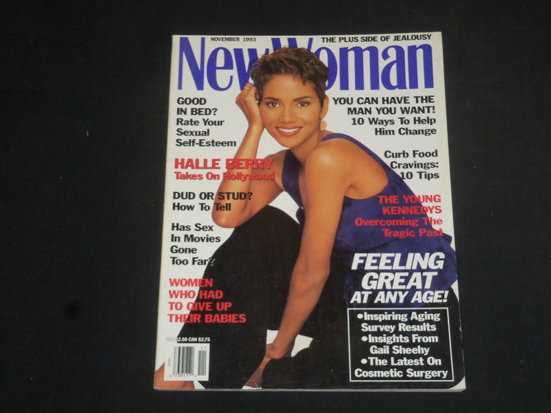 1993 NOVEMBER NEW WOMAN MAGAZINE - HALLE BERRY COVER - SP 7309