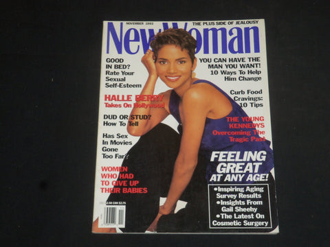 1993 NOVEMBER NEW WOMAN MAGAZINE - HALLE BERRY COVER - SP 7309