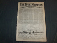 1874 JANUARY 2 THE DAILY GRAPHIC NEWSPAPER - SINKING OF 