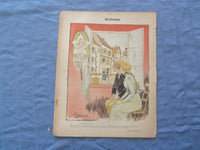 1901 MARCH 30 LE SOURIRE MAGAZINE - ILLUSTRATED COMEDY - FRENCH TEXT - SP 4864M