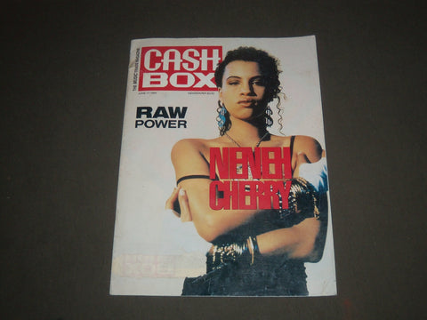 1989 JUNE 17 CASHBOX MAGAZINE - NENEH CHERRY COVER - SP 3554