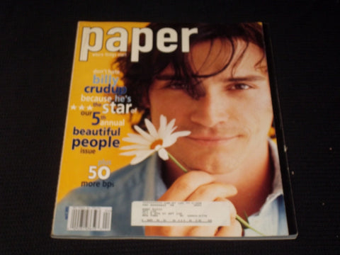 2002 APRIL PAPER MAGAZINE - BILLY CRUDUP FRONT COVER - E 2094