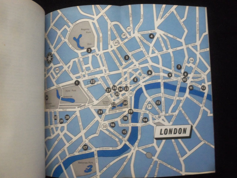 1960 LONDON - A HOLIDAY MAGAZINE TRAVEL GUIDE SOFTCOVER BOOK - J 9995