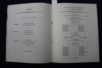 1960 APRIL 26 GENERAL CHARLES DE GAULLE DINNER PROGRAM SOFTCOVER BOOK - K 904