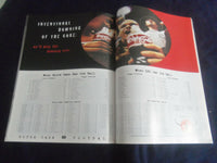 1998 NOVEMBER 21 FOOTBALL PROGRAM - UNIVERSITY OF NOTRE DAME VS LSU - SP 1213K