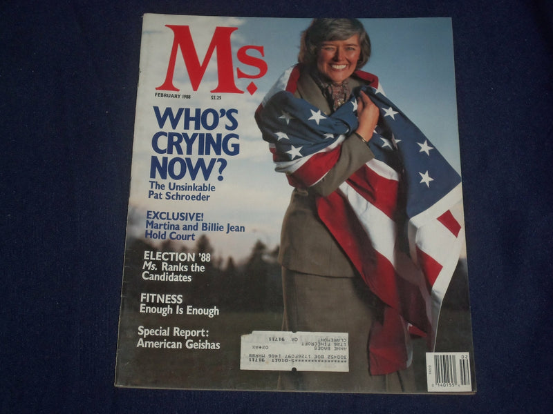 1988 FEBRUARY MS. MAGAZINE - PAT SCHROEDER - ST 6044