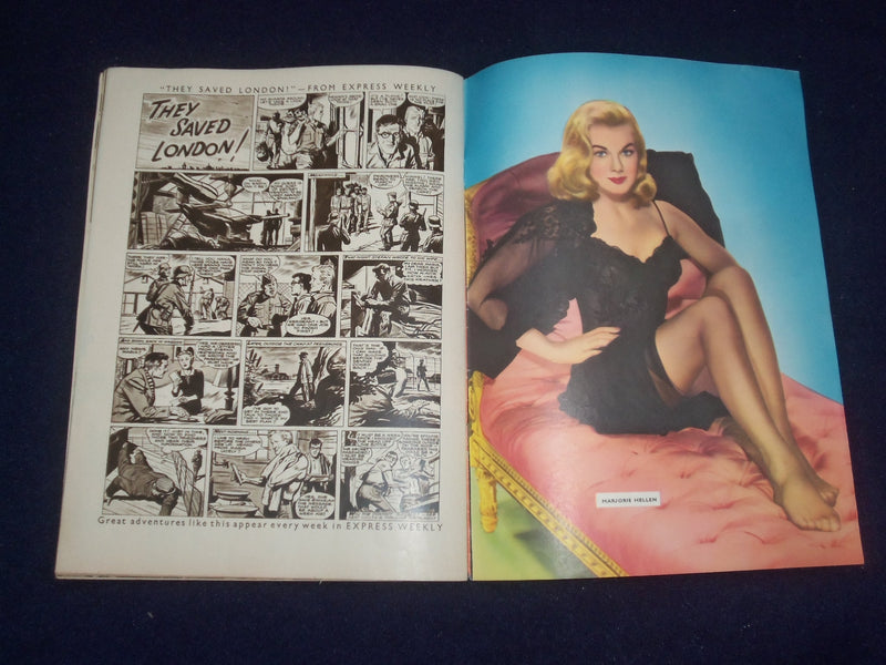 1957 MAY FILM REVIEW MAGAZINE - VIRGINIA MAYO - MARJORIE HELLEN - J 9688